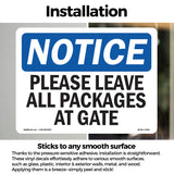 Please Leave All Packages At Gate