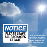 Please Leave All Packages At Gate