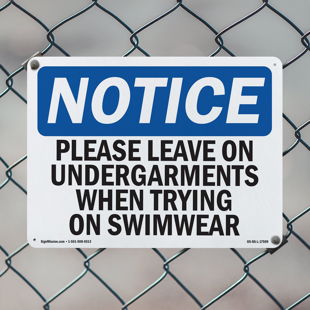 Please Leave On Undergarments