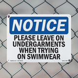 Please Leave On Undergarments