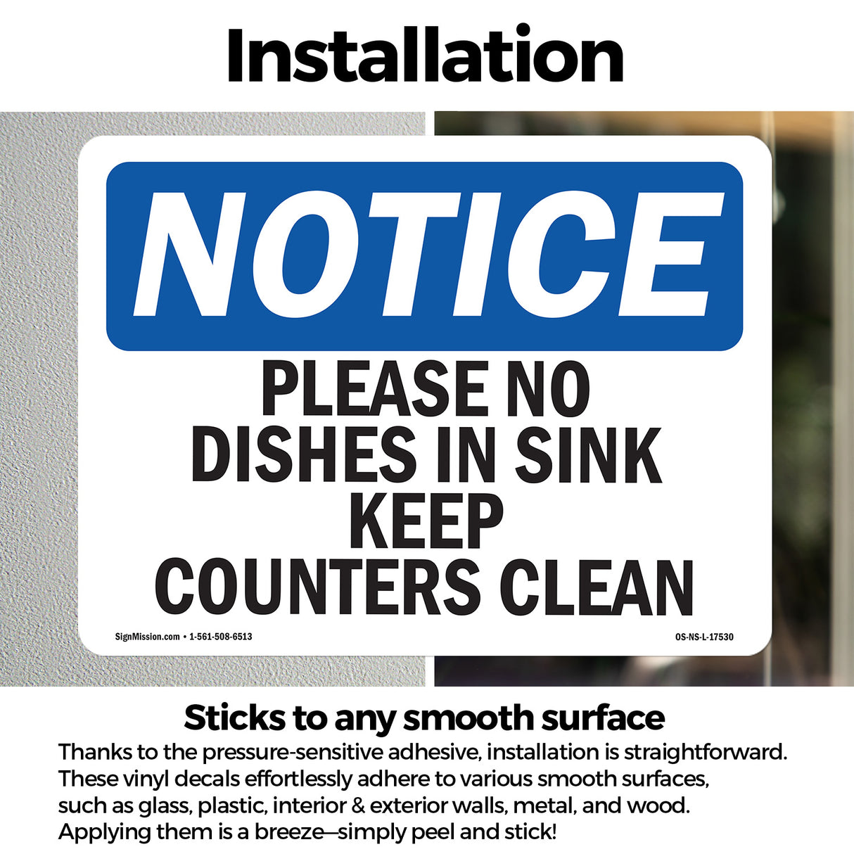 Please No Dishes In Sink Keep Counters Clean
