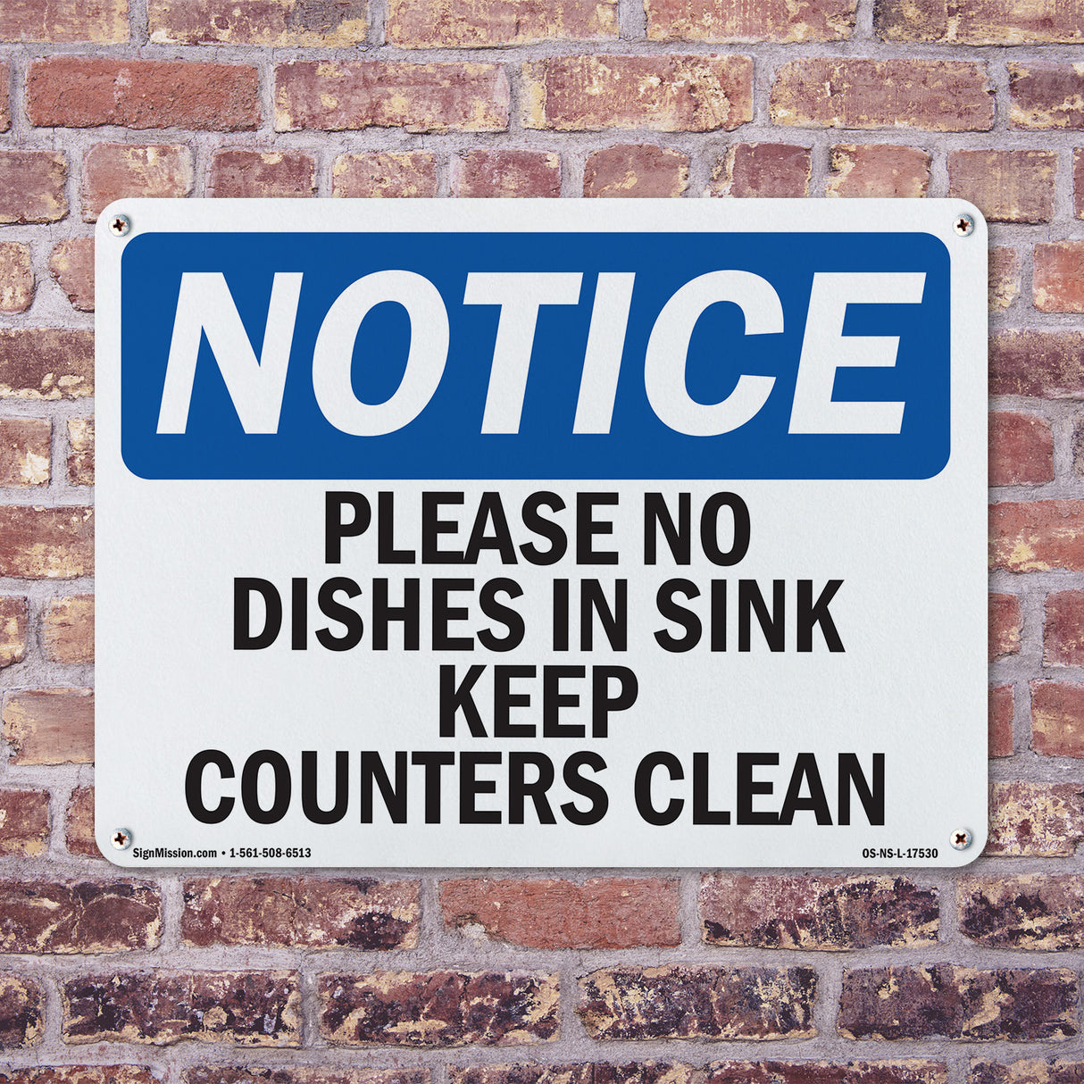Please No Dishes In Sink Keep Counters Clean