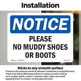 Please No Muddy Shoes Or Boots