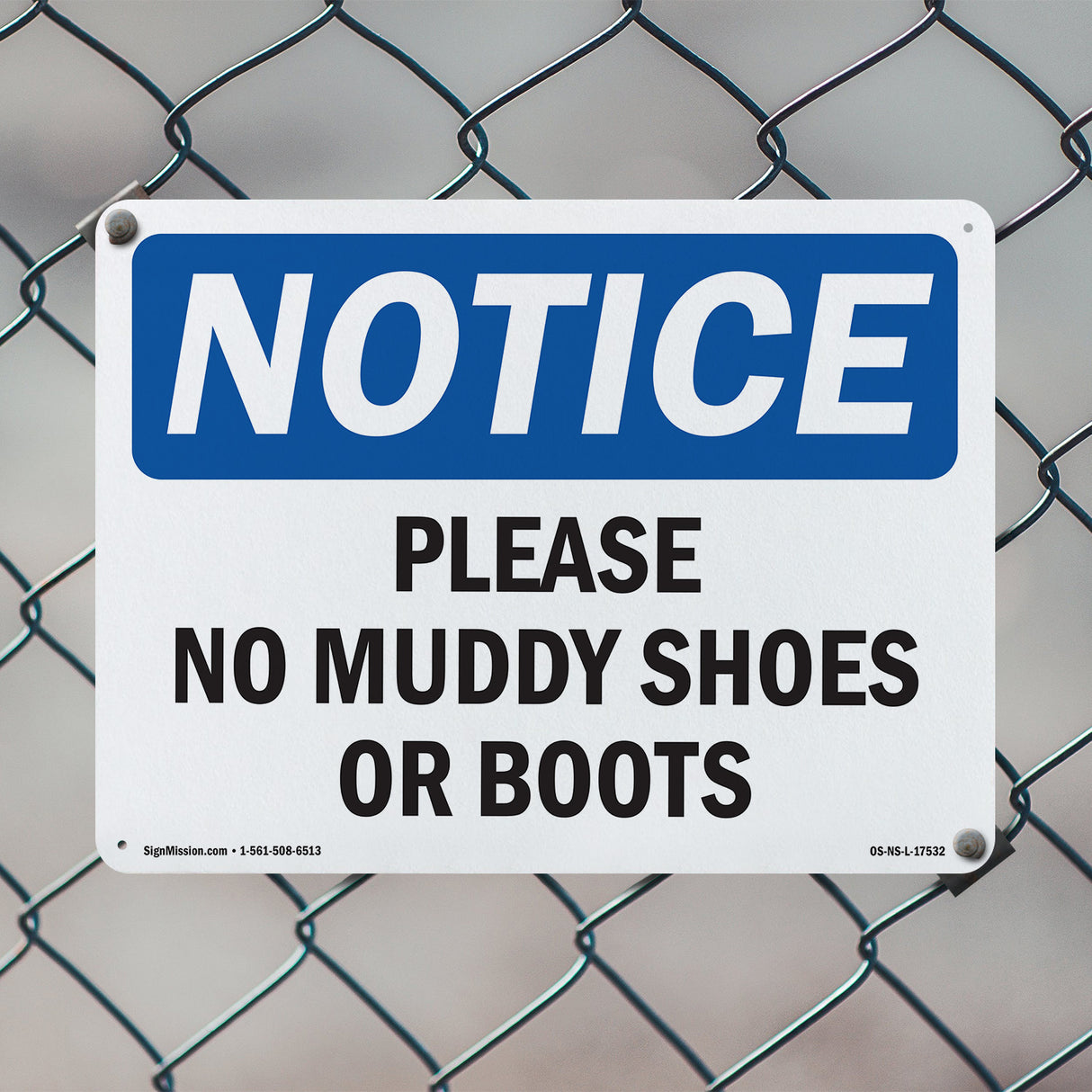 Please No Muddy Shoes Or Boots