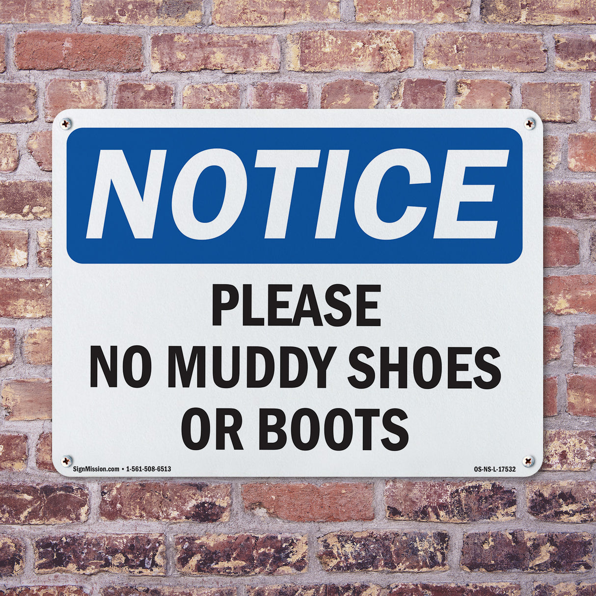 Please No Muddy Shoes Or Boots