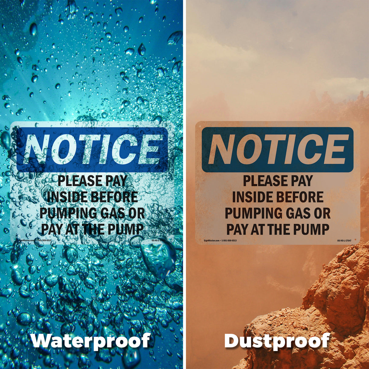 Please Pay Inside Before Pumping Gas Or