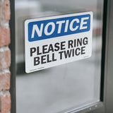 Please Ring Bell Twice