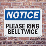 Please Ring Bell Twice