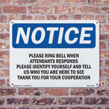 Please Ring Bell When Attendant Responds