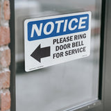 Please Ring Door Bell For Service