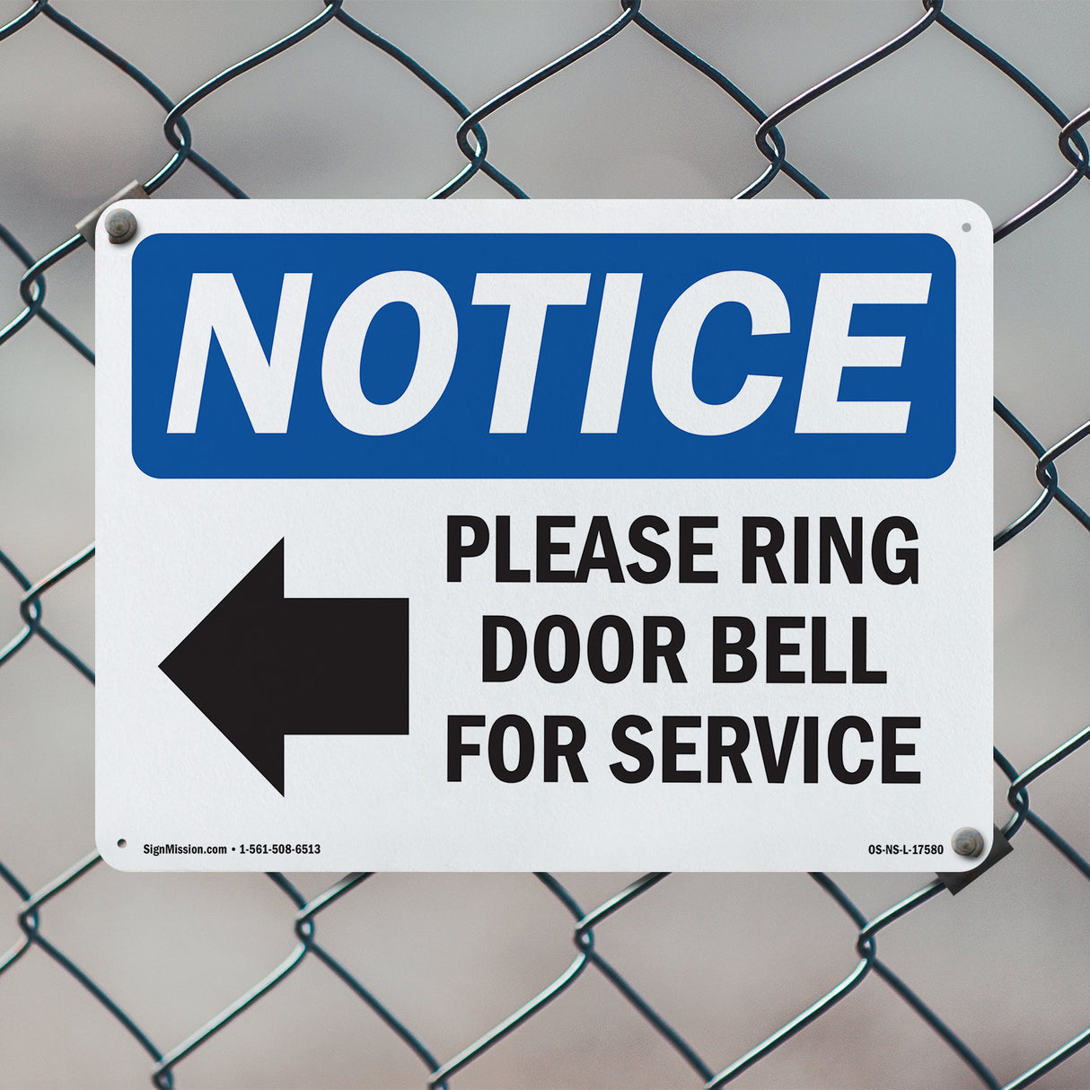 Please Ring Door Bell For Service