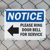Please Ring Door Bell For Service
