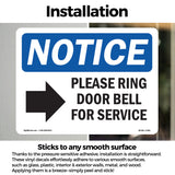 Please Ring Door Bell For Service