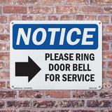 Please Ring Door Bell For Service