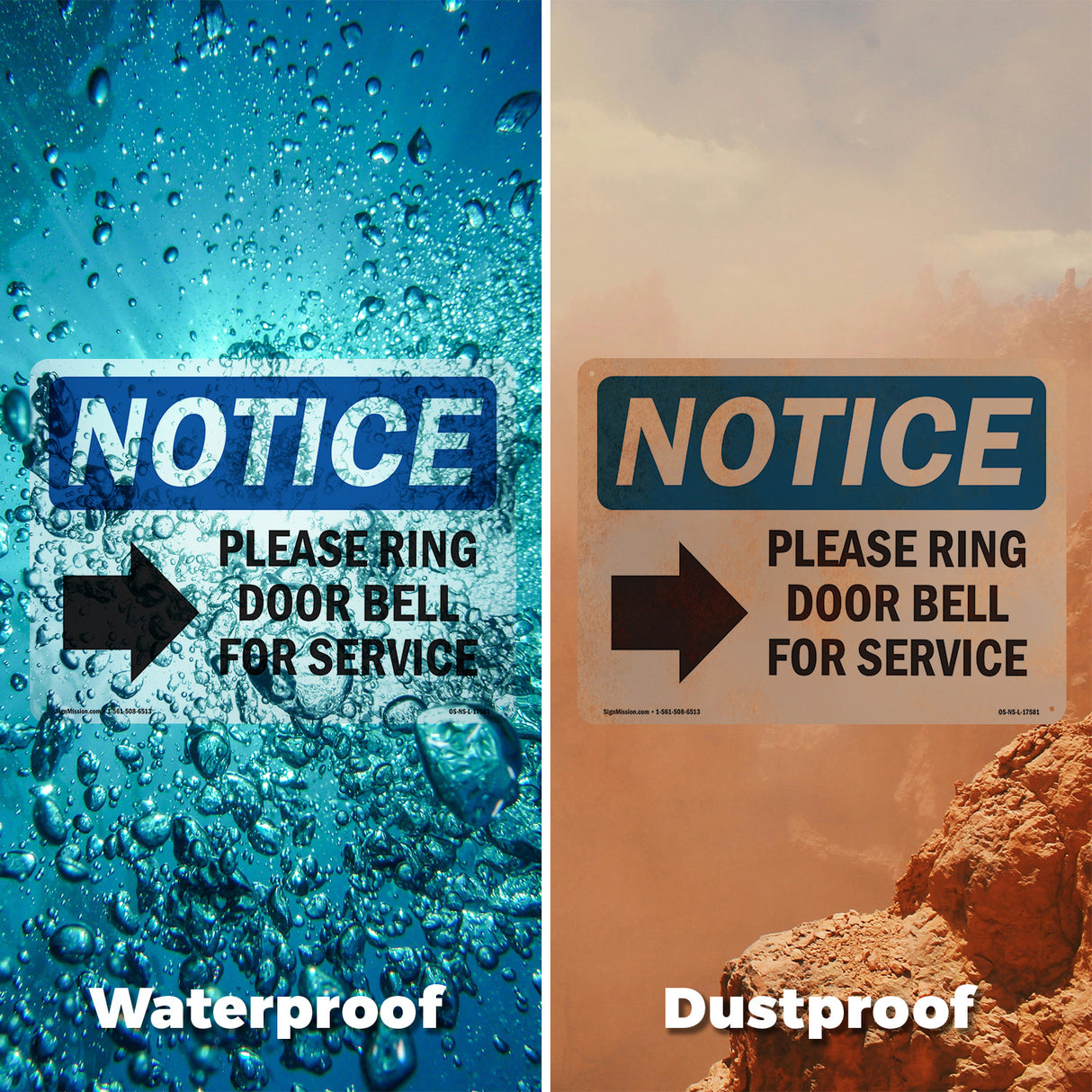 Please Ring Door Bell For Service