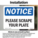 Please Scrape Your Plate