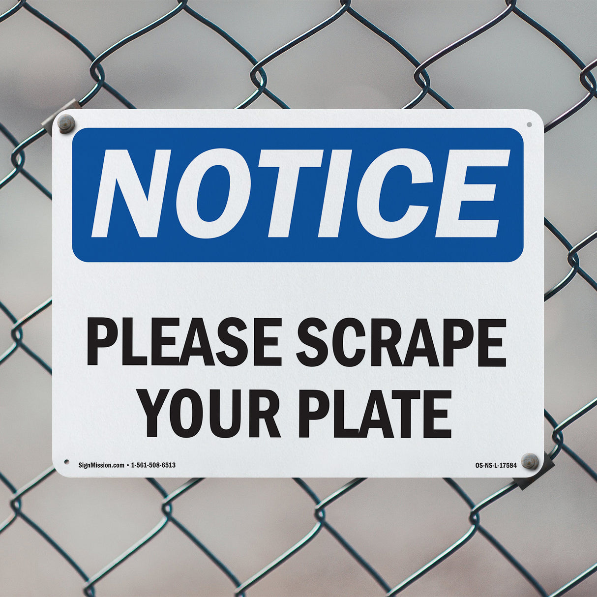 Please Scrape Your Plate