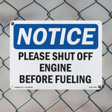 Please Shut Off Engine Before Fueling