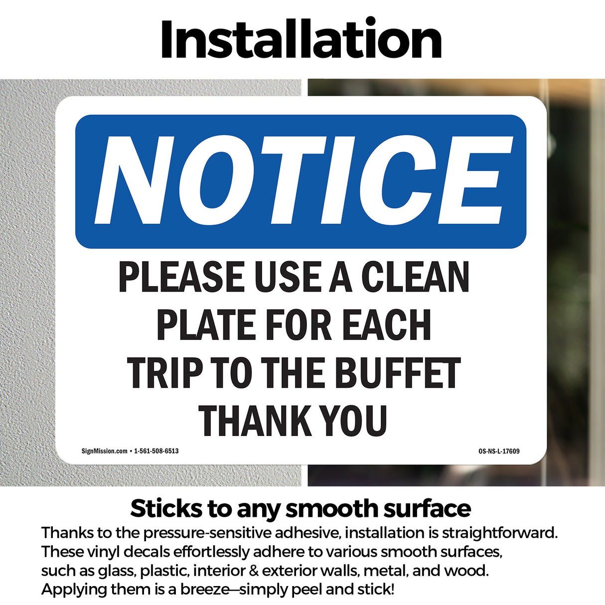 Please Use A Clean Plate For Each