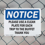 Please Use A Clean Plate For Each