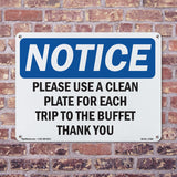 Please Use A Clean Plate For Each