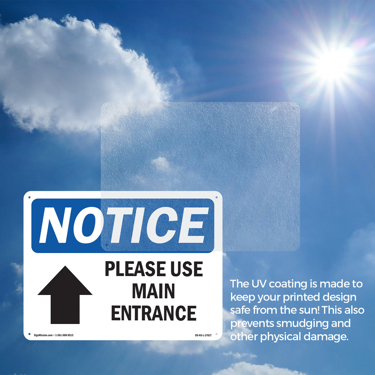 Please Use Main Entrance [Up Arrow]