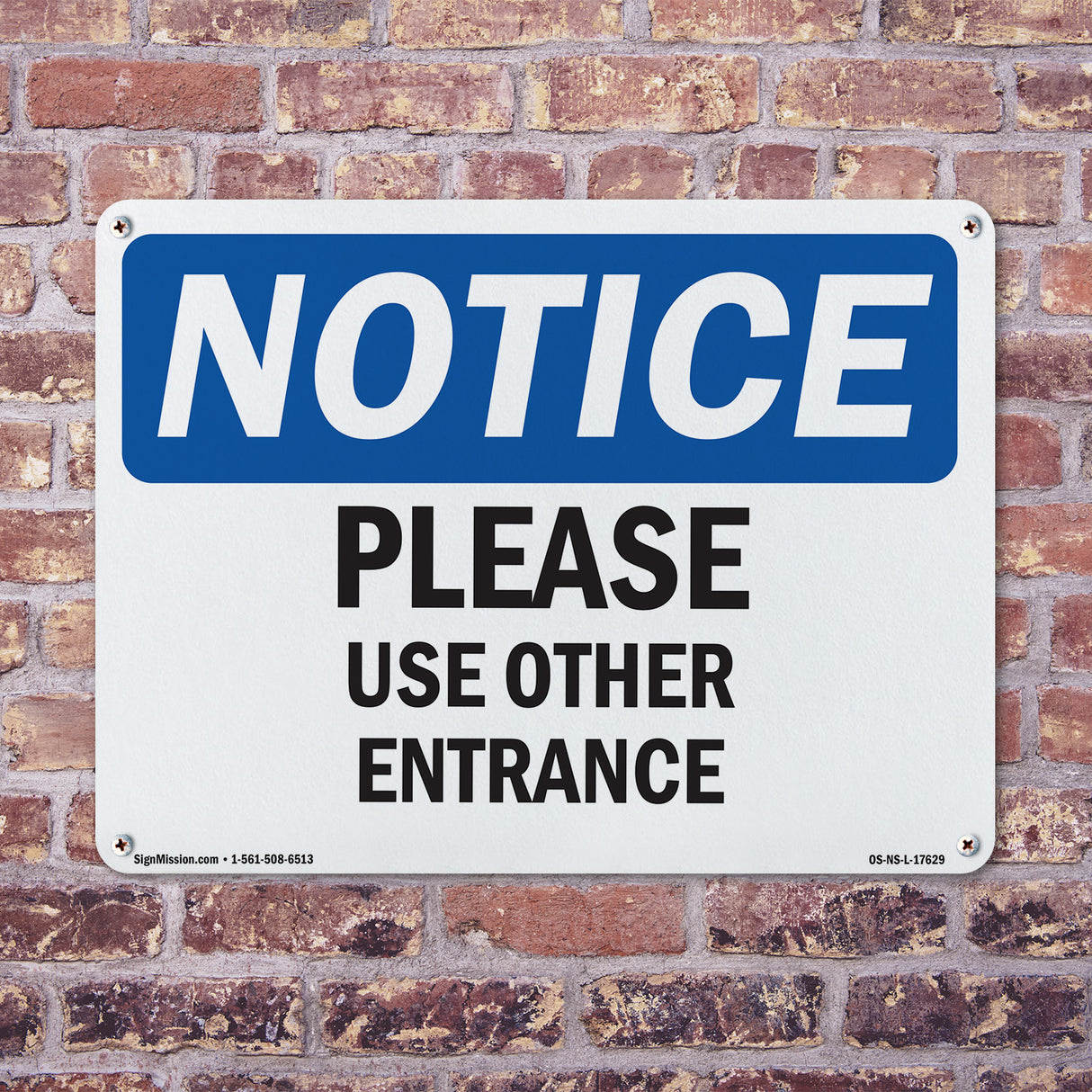 Please Use Other Entrance