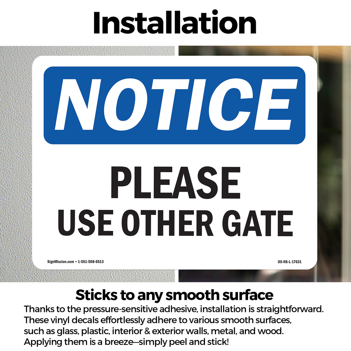 Please Use Other Gate