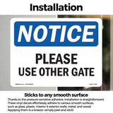 Please Use Other Gate
