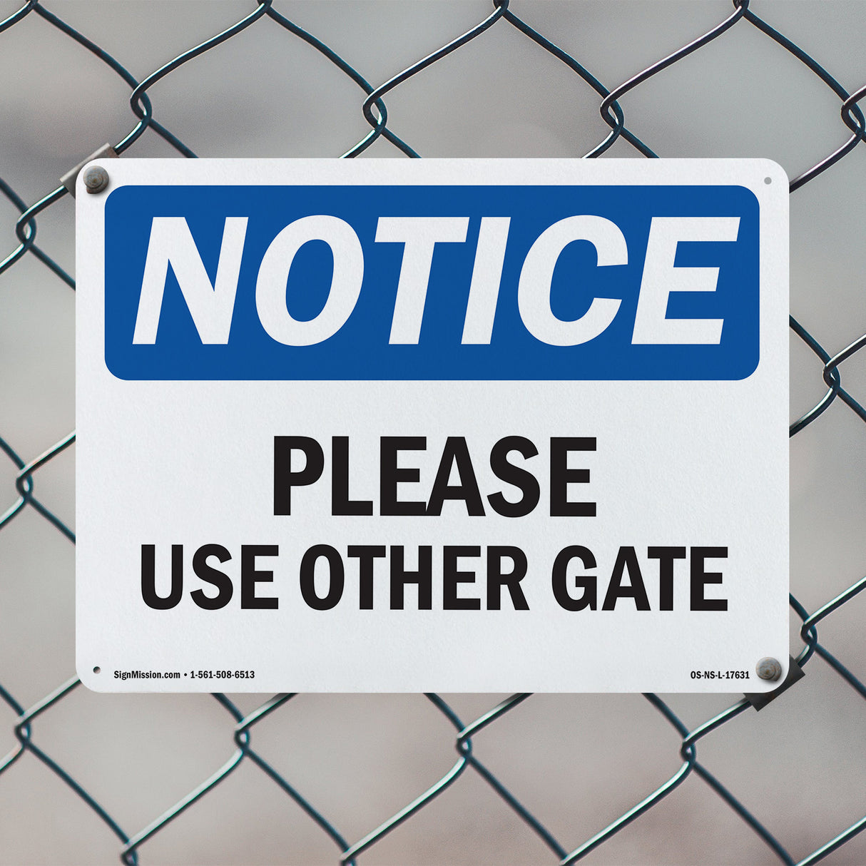 Please Use Other Gate