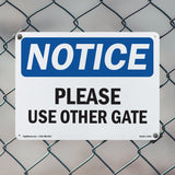 Please Use Other Gate