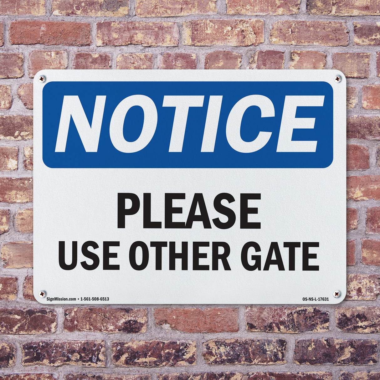 Please Use Other Gate