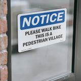 Please Walk Bike This Is A Pedestrian