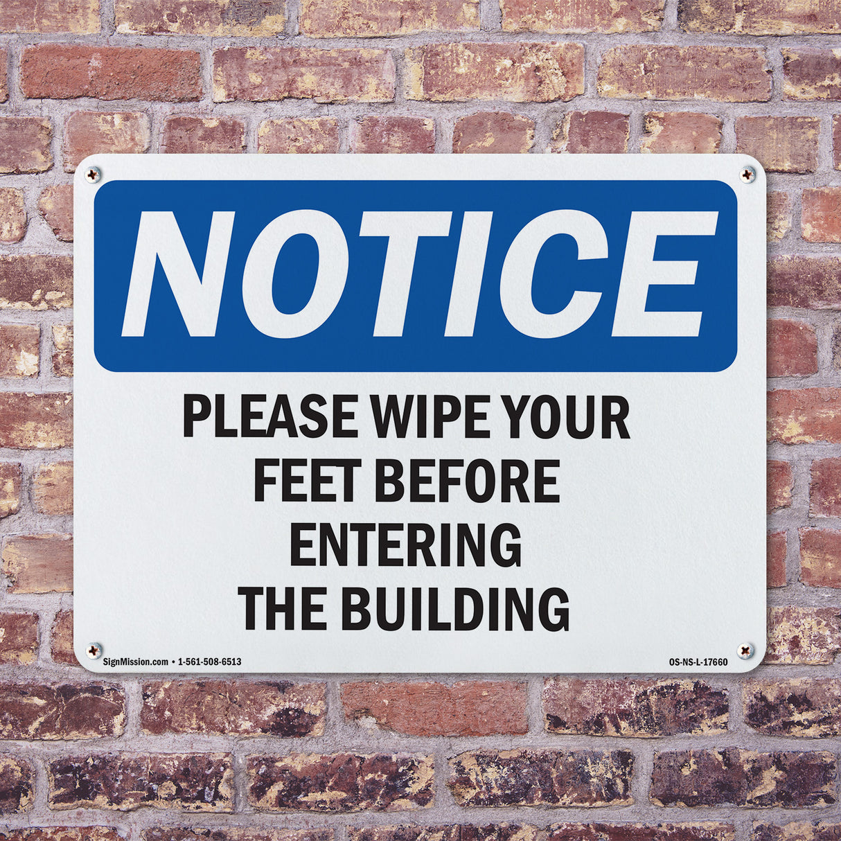 Please Wipe Your Feet Before Entering