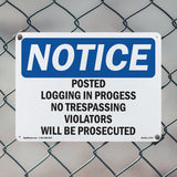 Posted Logging In Progress No