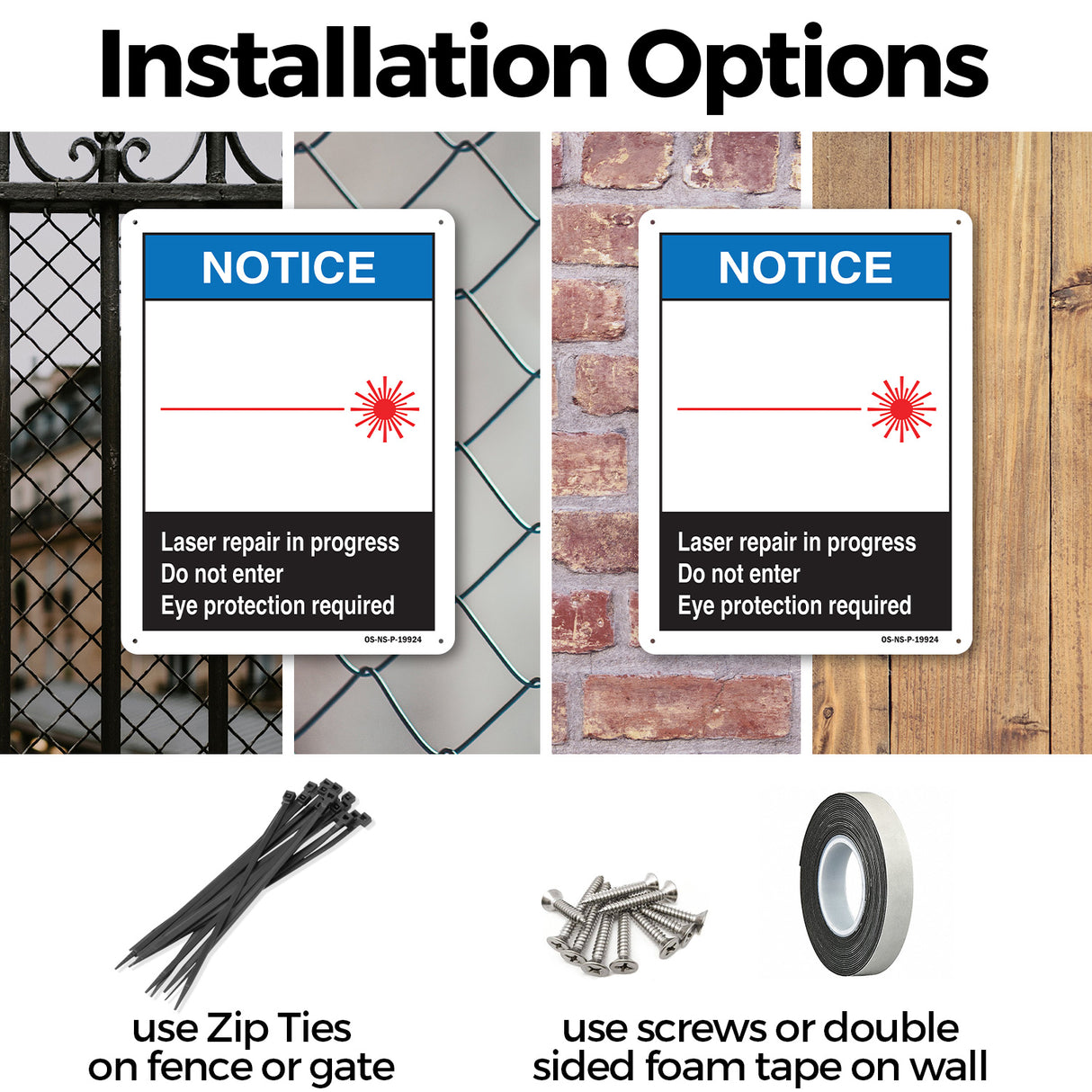 Laser Repair In Progress Do Not Enter Eye Protection Required