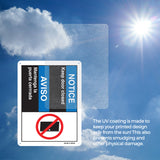 Notice Keep Door Closed (Bilingual Spanish)