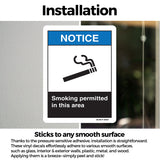 Smoking Permitted In This Area