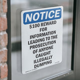 $100 Reward For Information Leading