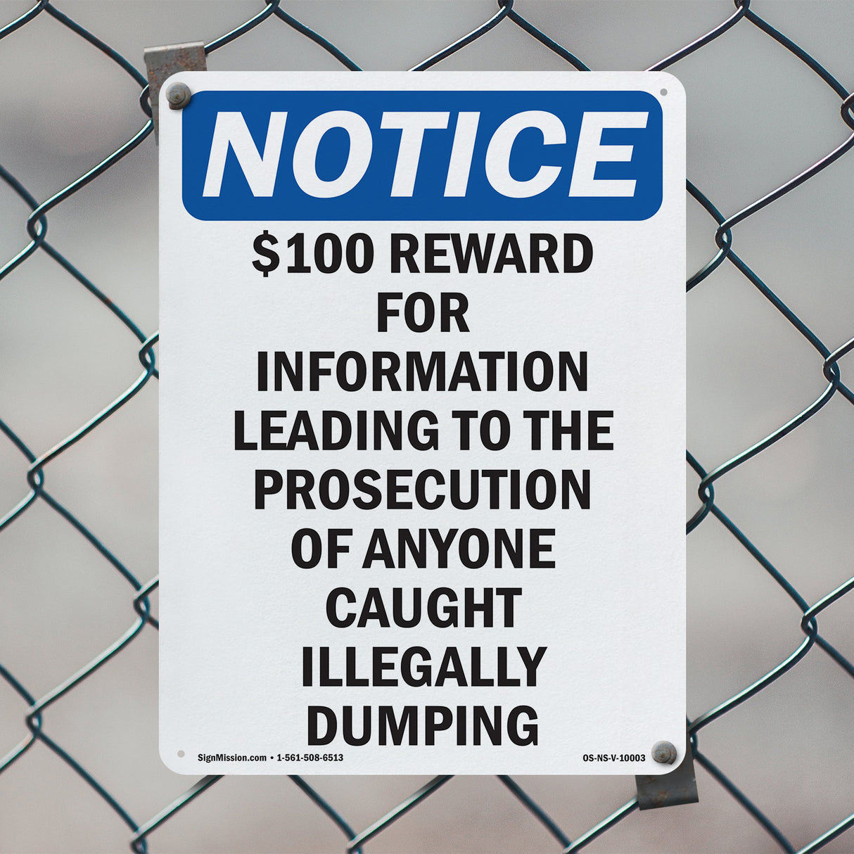 $100 Reward For Information Leading