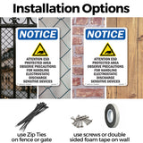 Attention ESD Protected Area