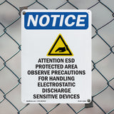 Attention ESD Protected Area