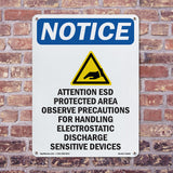 Attention ESD Protected Area