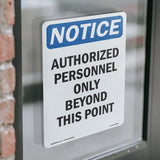 Authorized Personnel Only Beyond