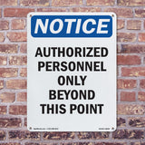 Authorized Personnel Only Beyond