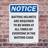 Batting Helmets Are Required To Be Worn