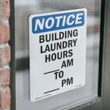 Building Laundry Hours ____ Am