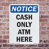 Cash Only ATM Here