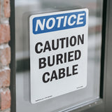 Caution Buried Cable Sign