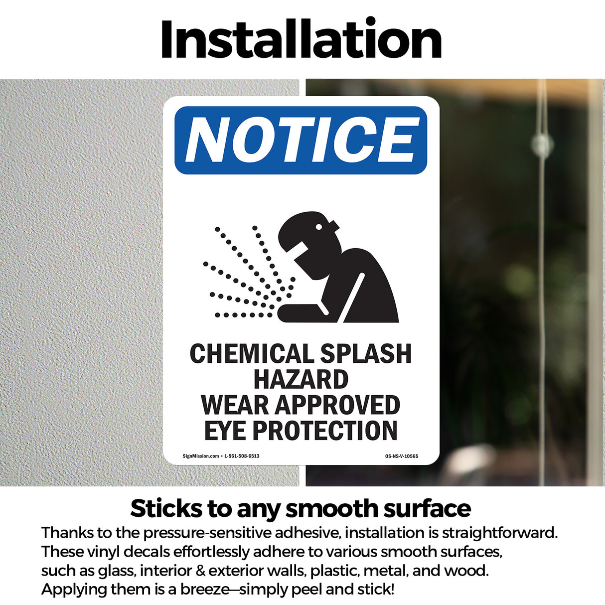 Chemical Splash Hazard